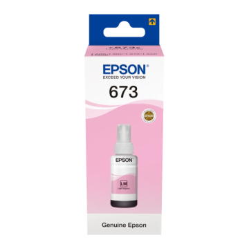 Epson 673LM (C13T67364A) Rašalo papildymo buteliukas, Šviesiai Purpurinė