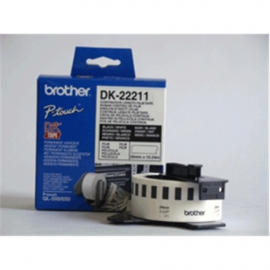 Brother | DK-22211 Continuous Length Paper Label | Black