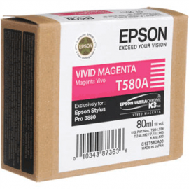 Epson Singlepack Vivid T580A00 Ink Cartridge