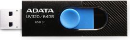 MEMORY DRIVE FLASH USB3.1 64GB/BLACK AUV320-64G-RBKBL ADATA