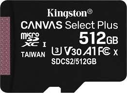 MEMORY MICRO SDXC 512GB UHS-I/W/ADAPTER SDCS2/512GB KINGSTON