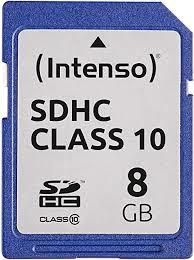 MEMORY SDHC 8GB C10/3411460 INTENSO