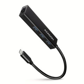 I/O HUB USB-C 4PORT GLAN/0.2M HMC-GL3A AXAGON