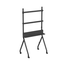 TV SET ACC FLOOR STAND 55-86"/BLACK TVS-86F-02 GEMBIRD