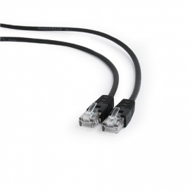 Gembird Patch cord PP12-0.5M/BK	 Black