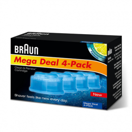 Braun Refills 4 Pack  Clean and Renew CCR4 3+1