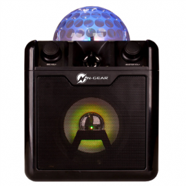 N-Gear Portable Bluetooth and Disco Karaoke Speaker The Disco Block 410 50 W