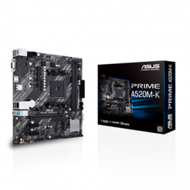 Asus PRIME A520M-K Processor family AMD