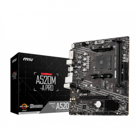MSI A520M-A PRO Processor family AMD
