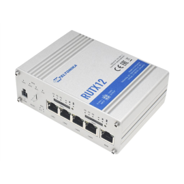 Dual LTE Cat 6 Router | RUTX12 | 802.11ac | 867 Mbit/s | 10/100/1000 Mbit/s | Ethernet LAN (RJ-45) p