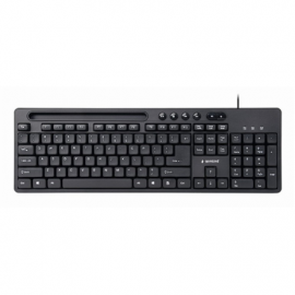 Gembird Multimedia keyboard with phone stand KB-UM-108	 USB Keyboard