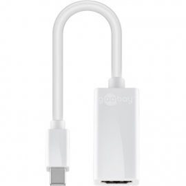 Goobay Mini DisplayPort/HDMI adapter cable 1.1 51729 White