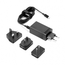 Lenovo Travel Adapter  USB-C AC  Black