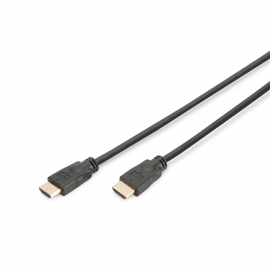 Digitus High Speed HDMI Cable with Ethernet DK-330123-020-S Black
