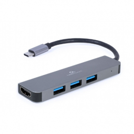 Cablexpert USB Type-C 2-in-1 multi-port adapter (Hub + HDMI) A-CM-COMBO2-01 0.09 m