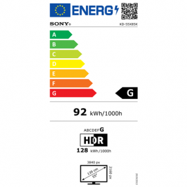 Sony KD55X85K 55" (139cm) 4K Ultra HD Smart Google LED TV
