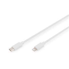 Digitus Lightning to USB-C data/charging cable DB-600109-020-W USB-C to Lightning