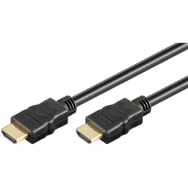 Goobay High Speed HDMI Cable with Ethernet 	61163 Black