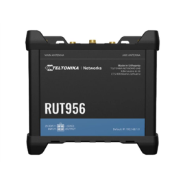 Industrial Router | RUT956 | 802.11n | 10/100 Mbit/s | Ethernet LAN (RJ-45) ports 4 | Mesh Support N