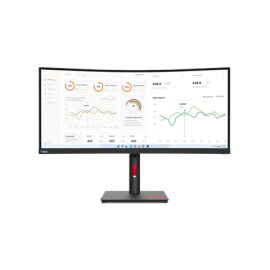 Lenovo ThinkVision T34w-30 34 3440x1440/21:9/350 nits/DP/HDMI/USB Type-C/Black/3Y Warranty