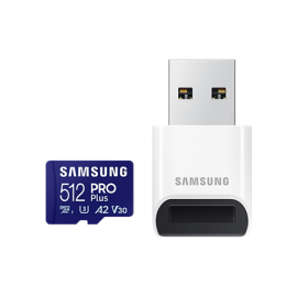 Samsung PRO Plus microSD Card with USB Adapter 512 GB