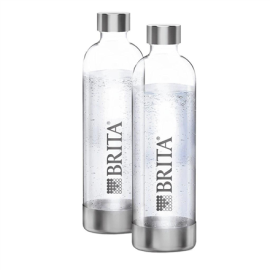 Brita | Set of Two PET Water Carbonating Bottles for SodaONE