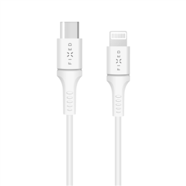 Fixed Data And Charging Cable With USB/lightning Connectors and PD support 1 m