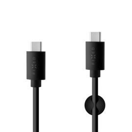 Fixed Data And Charging Cable With USB-C/USB-C Connectors and PD support 1 m
