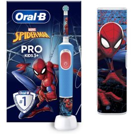 Oral-B Electric Toothbrush with Travel Case Vitality PRO Kids Spiderman  Rechargeable For children N