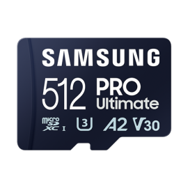 Samsung MicroSD Card with Card Reader PRO Ultimate 512 GB
