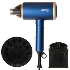 Camry Hair Dryer CR 2268 1800 W Number of temperature settings 2 Ionic function Diffuser nozzle Blue