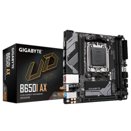 Gigabyte B650I AX 1.0 Processor family AMD Processor socket AM5 DDR5 DIMM Supported hard disk drive 