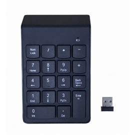 Gembird Numeric keypad KPD-W-02 Numeric keypad Wireless N/A Black