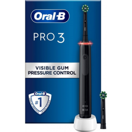 Oral-B Electric Toothbrush | Pro3 3400N | Rechargeable | For adults | Number of brush heads included