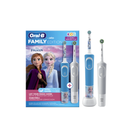 Oral-B Electric Toothbrush | D100 Kids Frozen + Vitality Pro D103 | Rechargeable | For adults and ch