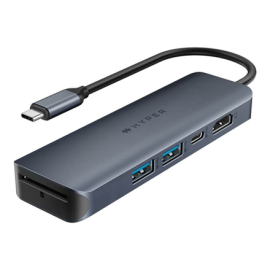 HyperDrive EcoSmart Gen.2 Universal USB-C 6-in-1 Hub with 100 W PD Power Pass-thru