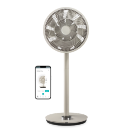 Duux | Fan | Whisper Flex Smart | Stand Fan | Greige | Diameter 34 cm | Number of speeds 26 | Oscill