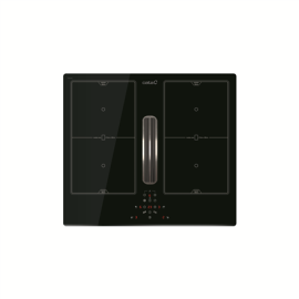 CATA | AS 600 | Induction hob with built-in hood | Number of burners/cooking zones 4 | Touch | Timer