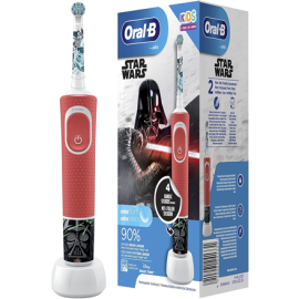 Oral-B | Electric Toothbrush with Disney Stickers | D100 Star Wars | Rechargeable | For kids | Numbe