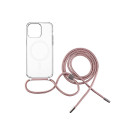 Fixed | MagPure Neck | Back Cover with Lanyard | Apple | iPhone 16 Plus | TPU | Clear