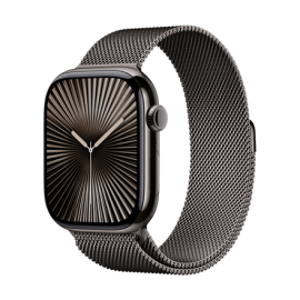 Apple Watch Series 10 | Smart watch | GPS (satellite) | Always-On Retina | Waterproof | Slate Titani