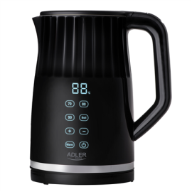Adler Kettle with LED display | AD 1350 | Electric | 2200 W | 1.7 L | Stainless Steel | 360° rotati