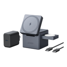 Anker Magnetic Wireless 15W 3-in-1 Cube with MagSafe