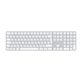 Apple Magic Keyboard with Touch ID and Numeric Keypad | Keyboard | Wireless | Russian | White