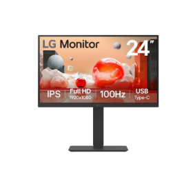 LG 24BA750-B | 23.8 " | IPS | FHD | 16:9 | 100 Hz | 5 ms | 1920 x 1080 pixels | 200 cd/m² | HDMI por