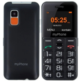 myPhone Halo Easy | Black | 1.77 " | TFT | 24 MB | 32 MB | Single SIM | Bluetooth | Main camera reso