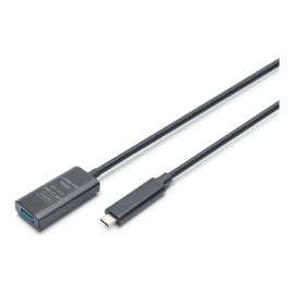 Digitus | Active USB 3.2 Gen2 10G extension cable | DA-73113 | USB-C to USB-A