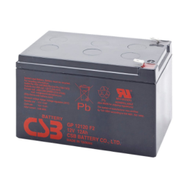 CSB Battery Battery 12V 12Ah F2 Pb | GP12120