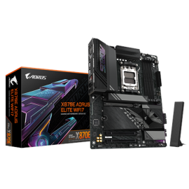 Gigabyte X870E A ELITE WIFI7 | Processor family AMD | Processor socket AM5 | DDR5 | Supported hard d