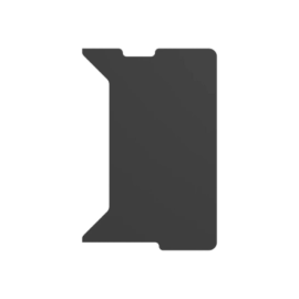 Genesis | Holm Modular Side Desk Top Right 50cm | NDS-2281 | Anthracite Black